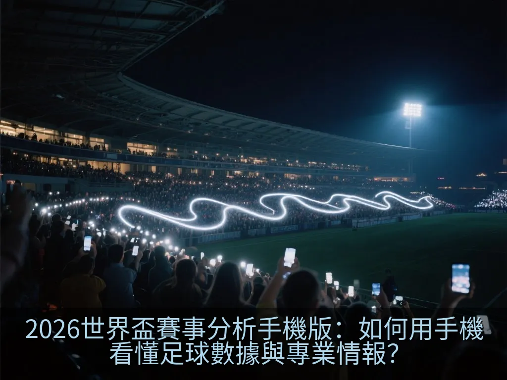 2026世界盃賽事分析手機版：如何用手機看懂足球數據與專業情報？